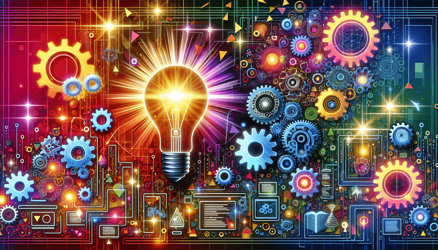 An illustration depicting how AI is revolutionizing software development from automation to innovation.